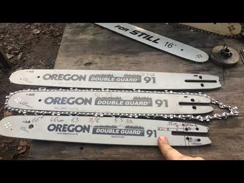 Видео: Шину от штиля поставил на "китайскую циганку" бензопилу и очень доволен и вот почему.