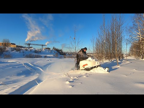 Видео: Купил буран 640, по цене мотобуксировщика.  Небольшие доработки.