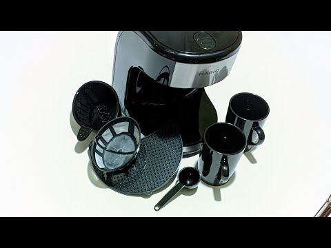 Видео: Распаковка капельной кофеварки MAGIO MG-348 с ROZETKA