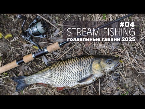 Видео: Stream fishing #04 - Голавлиные гавани.
