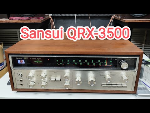 Видео: Sansui QRX-3500 топовый ресивер, усилитель 4 равносильных  канала.