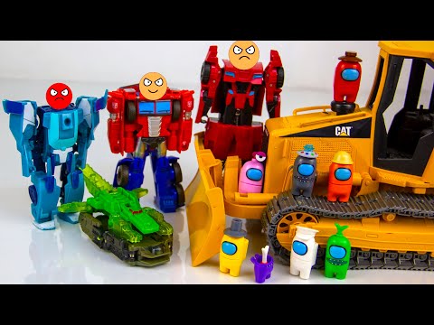 Видео: Сборник мультиков - Автоботы Трансформеры и Among Us ищут предателя!