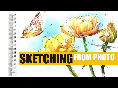 Видео: КАК РИСОВАТЬ ПО ФОТО SKETCHING from PHOTO