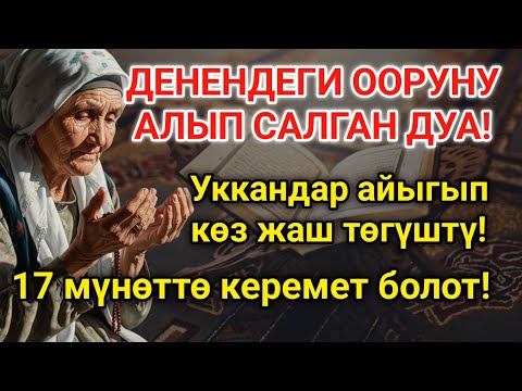 Видео: МИҢДЕГЕН АДАМДАР ДАРЫСЫЗ АЙЫГЫП КЕТТИ! Пайгамбардын дубасы керемет кылды! 🤲