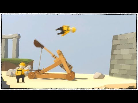 Видео: ЕСЛИ ТЕБЕ СКУЧНО - ЗАПУСТИ ДРУГА С КАТАПУЛЬТЫ! HUMAN: FALL FLAT (СМЕШНЫЕ МОМЕНТЫ)