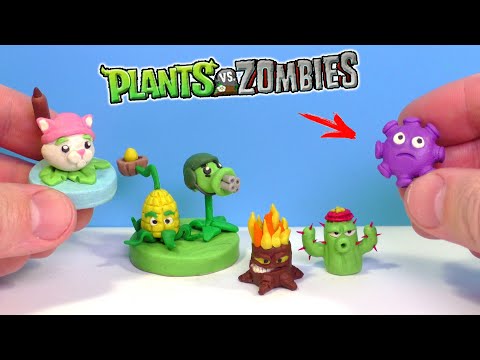 Видео: Лепим РАСТЕНИЯ из игры Растения против Зомби Часть 2 | Plants vs Zombies