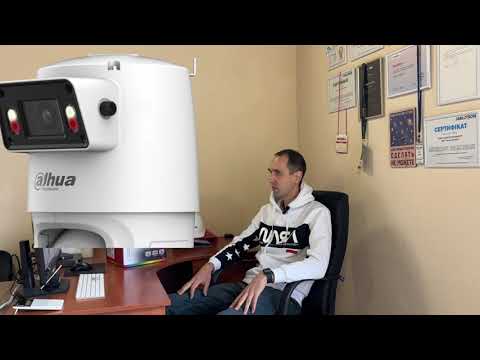 Видео: Установка роботизированной камеры Speed Dome PTZ Dahua X-Spans 4MP+4MP TiOC DH-SDT4E425-4F-GB-A-PV1