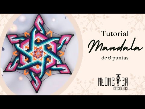 Видео: Шестиконечная МАНДАЛА ✨ шаг за шагом! ПЕРВАЯ ЧАСТЬ