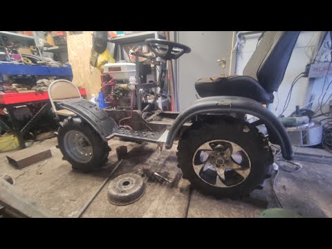 Видео: переделываю минитрактор не доделав....