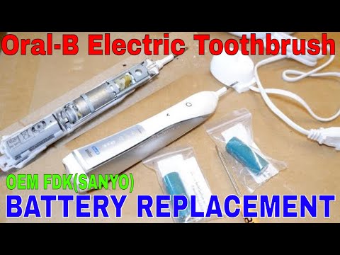 Видео: Замена батарейки для электрической зубной щётки Oral-B Precision | Braun Professional Care Smart ...