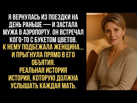 Видео: Я ПЛАКАЛА, ЧИТАЯ! Я вернулась на день раньше… Муж встречал её с цветами, она прыгнула ему на руки.