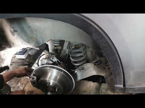 Видео: Nissan X-Trail T31 ремонт задней тормозной системы.  Пробег 158 000. Часть 3 - сборка.