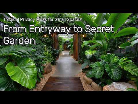 Видео: 🌺 От прихожей до секретного сада: идеи тропического уединения для небольших пространств 🌴