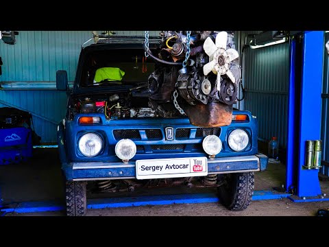 Видео: ПЕРВЫЙ ЗАПУСК ДВИГАТЕЛЯ ОТ НИВЫ ВАЗ 2106  (КЛАССИКА)(ЧАСТЬ 5).