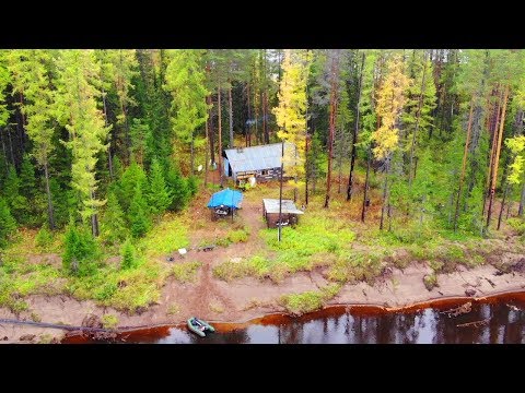 Видео: Одиночный поход по таёжным рекам. Один в тайге - жизнь, таёжный быт. Лесная изба. Шиповник. Часть 5