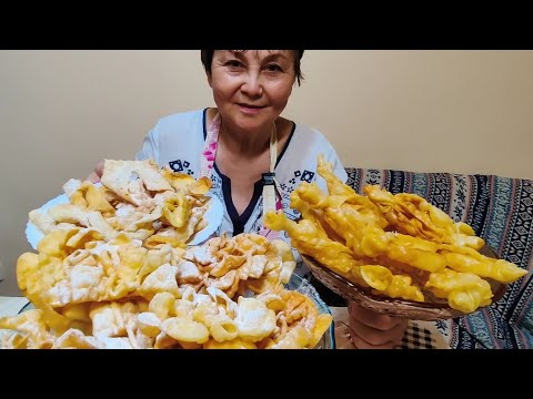 Видео: ХВОРОСТ- хрустящий ! Очень вкусный! Три вида