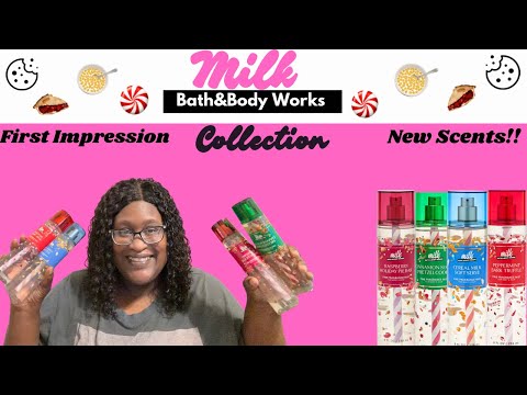 Видео: Пробуем НОВУЮ коллекцию Milk Bar x Bath & Body Works | Первые впечатления + обзор!🥛🍪🍬🥧