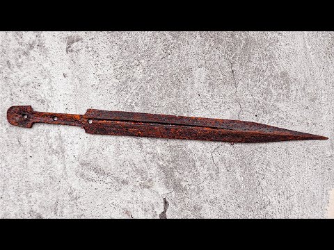 Видео: Реставрация Старый Кама Кинжал