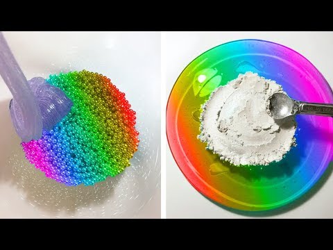 Видео: Самое удовлетворяющее видео слизи ASMR | Релаксирующая странно удовлетворяющая слизь 2019 | 454