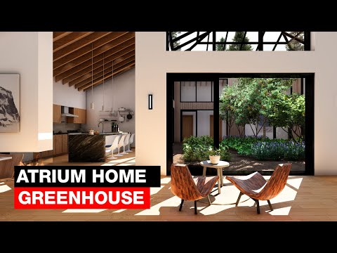 Видео: Эта теплица скрывает прекрасный центральный сад