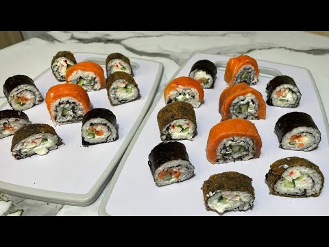 Видео: 👏🏻💥 КЕРЕМЕТ  3  ТҮРЛІ ДӘМДІ СУШИДІ ҮЙДЕ ДАЙЫНДАЙМЫЗ💥THE MOST DELICIOUS SUSHI 💥 СУШИ ГОТОВИМ ДОМА