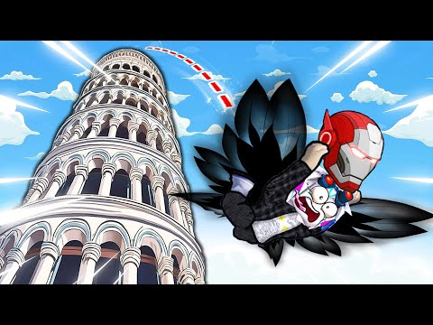 Видео: ПРЫЖОК МАКСИМАЛЬНОГО УРОВНЯ С ПИЗАНСКОЙ БАШНИ В ROBLOX Climb and Jump Tower