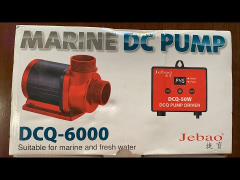 Видео: Беглый обзор jebao DCQ-6000 - подъемная помпа с функцией волны