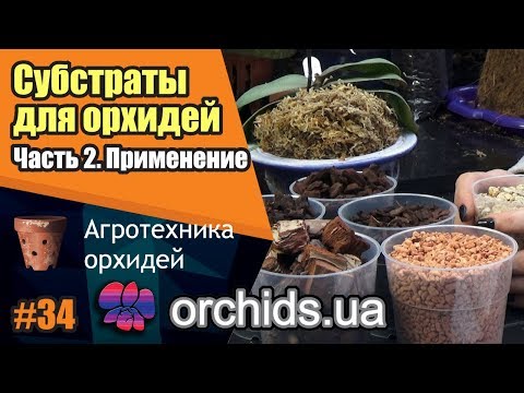 Видео: Cубстраты для орхидей. Часть 2. Применение.