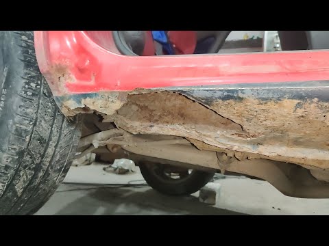 Видео: Переварка короба и задней арки мазда 626