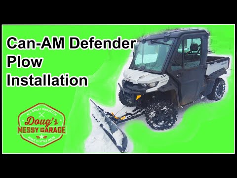 Видео: Установка снегоочистителя Pro-Mount на Can-Am Defender
