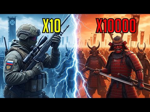 Видео: 10 РУССКИХ СНАЙПЕРОВ против 10.000 САМУРАЕВ: Кто победит?
