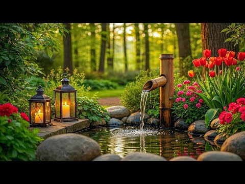 Видео: Лечебное пианино со звуками бамбуковой воды 🌿 Расслабляющая природная музыка для глубокого сна