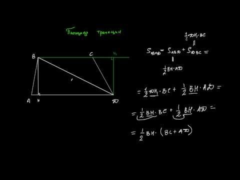 Видео: Площадь трапеции
