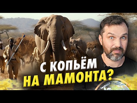Видео: Охота на слонов с копьями: опасный эксперимент | Александр Соколов. Нешуточная наука