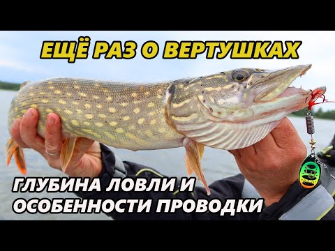 Видео: Ещё раз о вертушках. Глубина ловли и особенности проводки