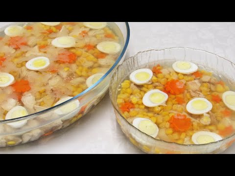 Видео: Заливное из Курицы или Домашний Холодец на Новый год 2024