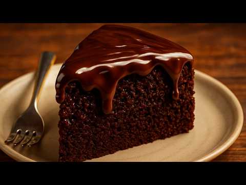 Видео: Этот шоколадный торт без яиц исчез за считанные минуты! Он тает во рту!🍫🤌