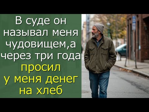 Видео: В суде он называл меня чудовищем,а  через три года просил у меня денег на хлеб