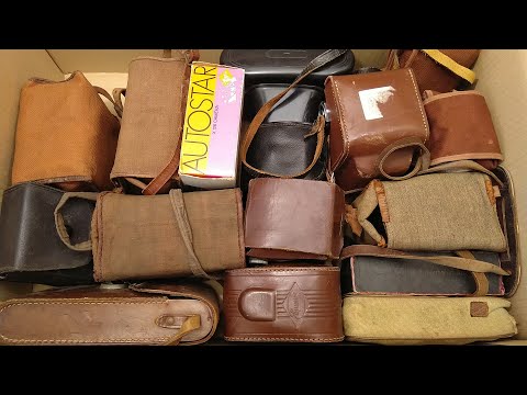 Видео: Четвертый ящик с пленочными фотоаппаратами