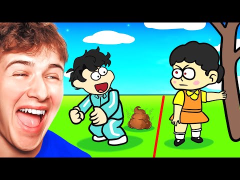 Видео: Попробуй НЕ СМЕЯТЬСЯ (Игра про кальмаров: Невозможное издание)