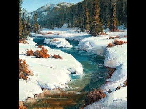 Видео: Весенний пейзаж. Получите 50 уроков в описании ролика.