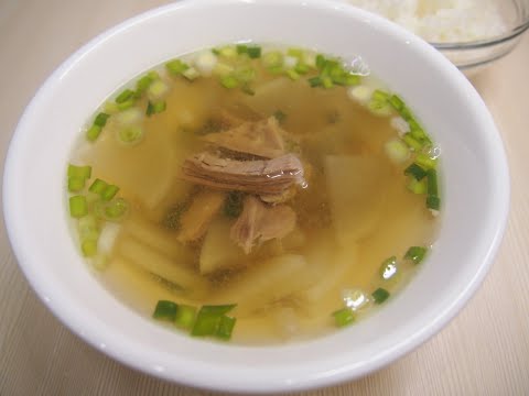 Видео: Традиционная корейская кухня: Суп из редьки и говядины или Му гук (무국)