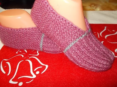 Видео: СЛЕДКИ НА 2 СПИЦАХ/ САМЫЕ ЛЕГКИЕ/ МАСТЕР КЛАСС/how to knitting slippers