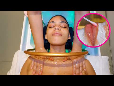 Видео: АСМР: Так расслабляет! 💆‍♀️ Тайский водный массаж головы с маской для лица, губ и инструментами!