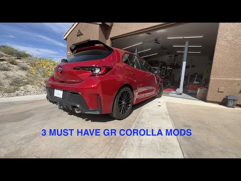 Видео: 3 обязательных мода для GR Corolla!