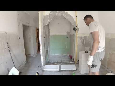 Видео: Изграждане на Нестандартна Преградна Стена  със Газобетон (YTONG)