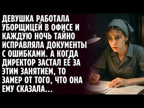 Видео: Ночная уборщица тайно портила важные бумаги компании, а когда правда вышла наружу...