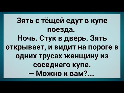 Видео: Зять с Тещей в Купе и Соседка в Трусах! Сборник Свежих Анекдотов! Юмор!.