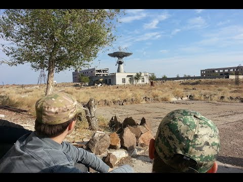 Видео: заброшенные места, городок Дружный, площадка 3Д полигон Сары-Шаган