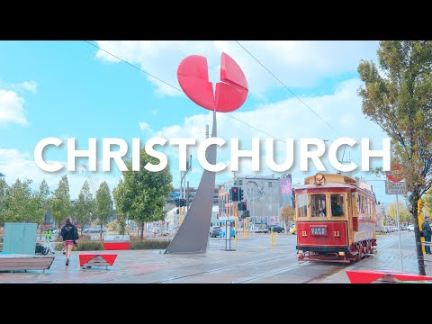Видео: Крайстчерч влог 4K / Новая Зеландия путешествия / достопримечательности, ресторан, кафе